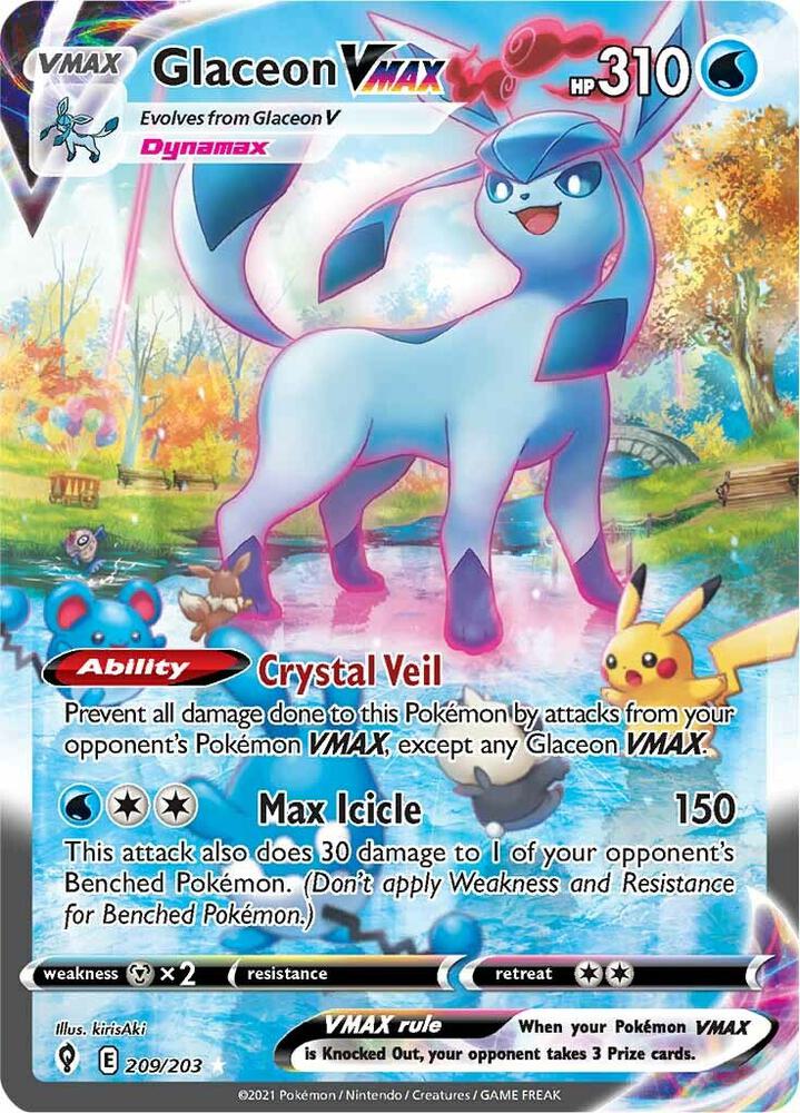 Glaceon VMAX : 209/203