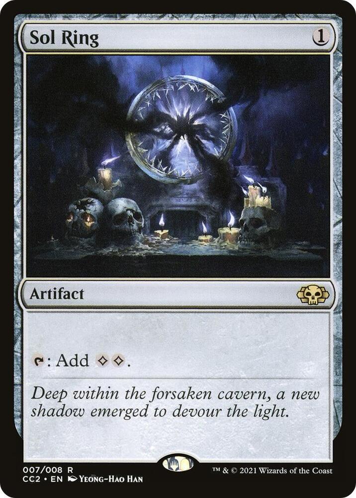 Magic Sol Ring #7 Commander Collection: Black Rare Non-Foil Near Mint English Trading Card — catalog front, TCGplayer SKU 5154956