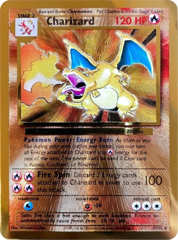 Pokémon Charizard #004/102 Miscellaneous Cards & Products Celebrations Metal Card Holofoil Lightly Played English Trading Card — catalog front, TCGplayer SKU 5247293