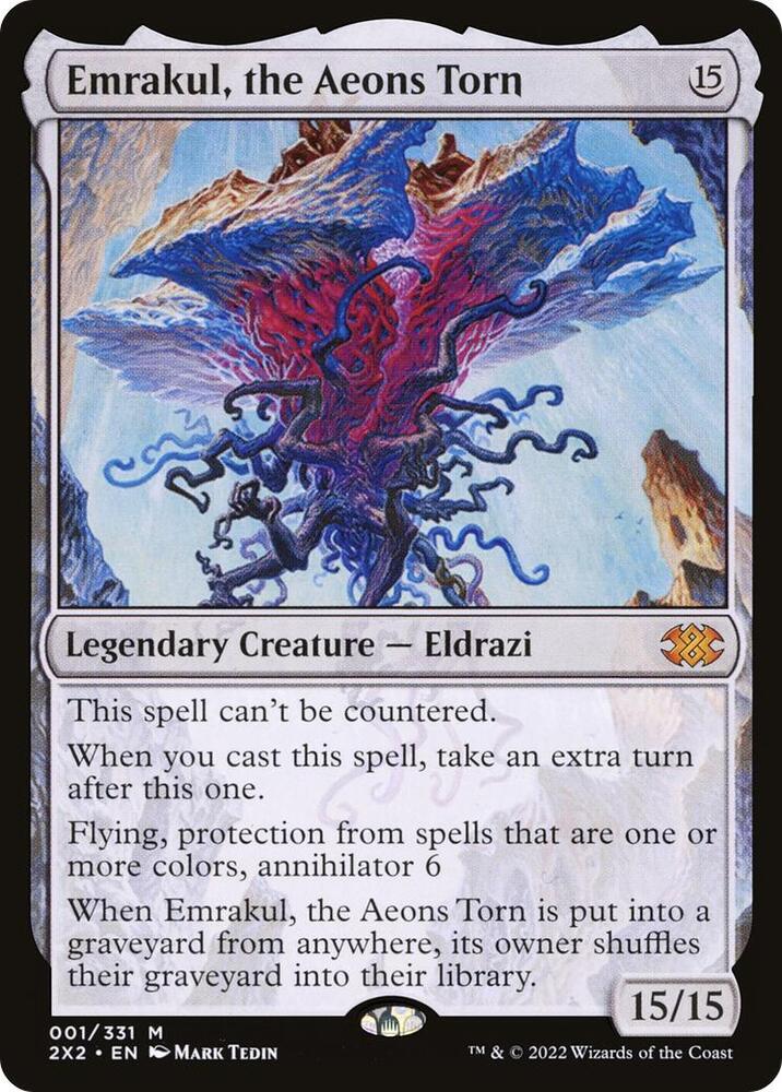 Magic Emrakul, the Aeons Torn #1 Double Masters 2022 Mythic Rare Non-Foil Near Mint English Trading Card — catalog front, TCGplayer SKU 5701440
