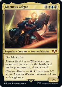 Magic Marneus Calgar #175 Universes Beyond: Warhammer 40,000 Mythic Rare Foil Near Mint English Trading Card — catalog front, TCGplayer SKU 5809657