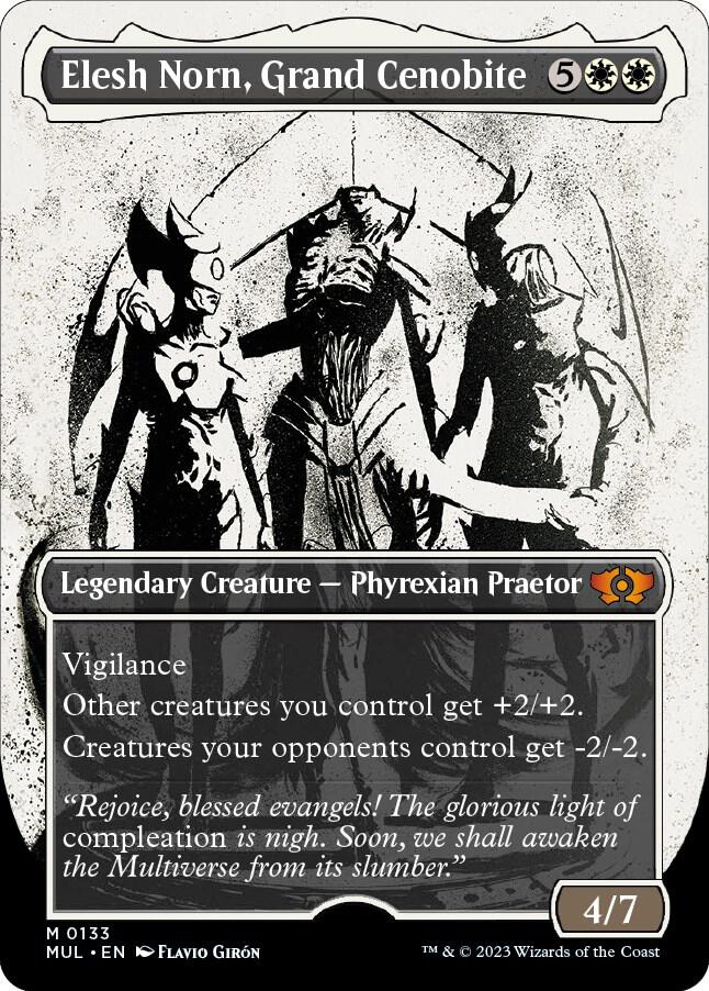Magic Elesh Norn, Grand Cenobite #133 March of the Machine: Multiverse Legends Halo Foil Foil Near Mint Trading Card