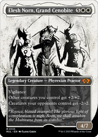 Magic Elesh Norn, Grand Cenobite #133 March of the Machine: Multiverse Legends Halo Foil Foil Near Mint Trading Card