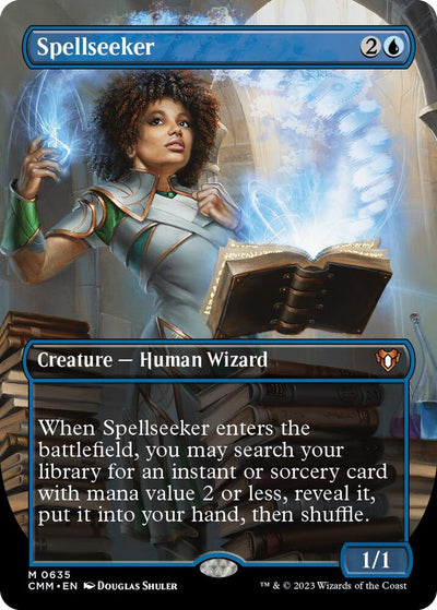 Magic Spellseeker #635 Commander Masters Borderless Foil Near Mint English Trading Card — catalog front, TCGplayer SKU 7248837