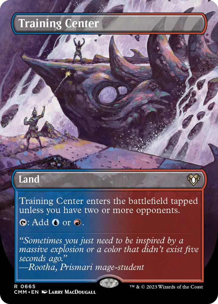 Magic Training Center #665 Commander Masters Borderless Foil Near Mint Trading Card