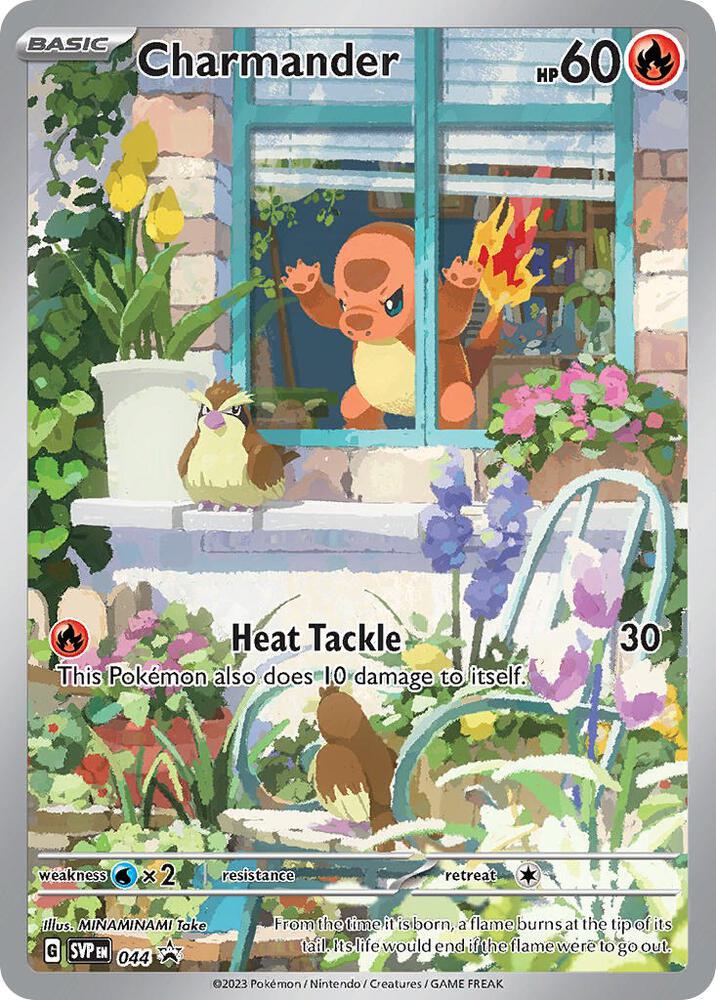Pokémon Charmander #044 SV: Scarlet & Violet Promo Cards Promo Holofoil Near Mint Trading Card