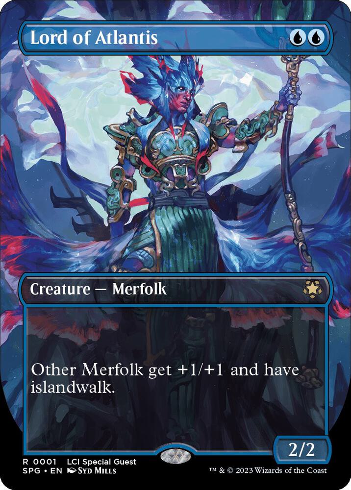 Magic Lord of Atlantis #1 Special Guests Borderless Non-Foil Near Mint English Trading Card — catalog front, TCGplayer SKU 7440978