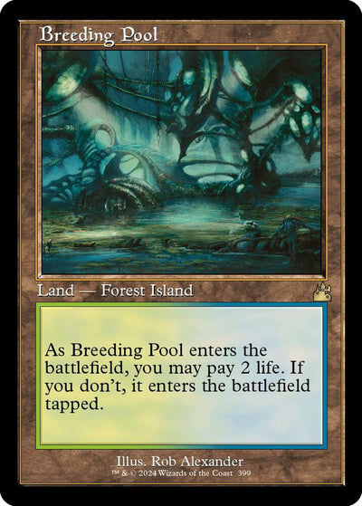 Magic Breeding Pool #399 Ravnica Remastered Retro Frame Foil Near Mint Trading Card
