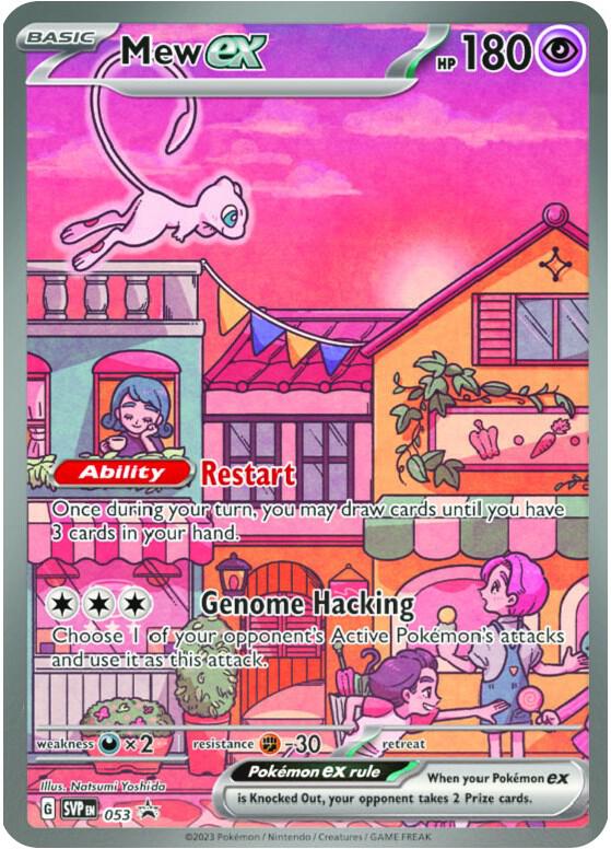 Pokémon Mew ex #053 SV: Scarlet & Violet Promo Cards Promo Holofoil Near Mint Trading Card