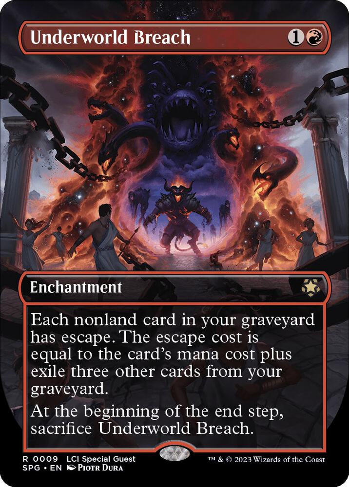 Magic Underworld Breach #9 Special Guests Borderless Foil Near Mint Trading Card