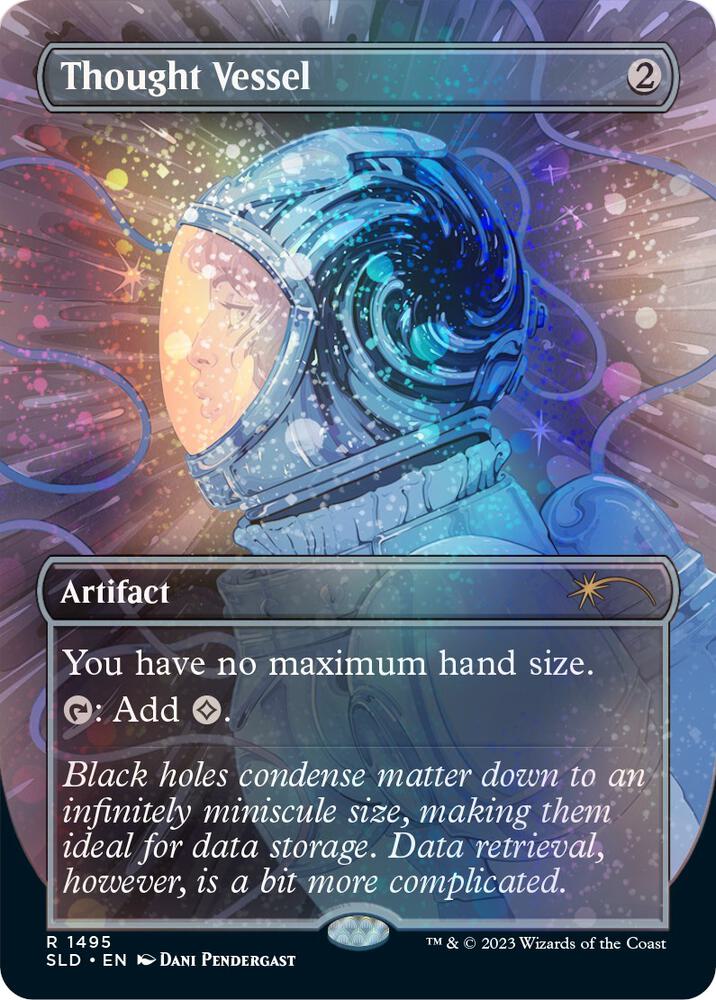Magic Thought Vessel (1495) #1495 Secret Lair Drop Series Galaxy Foil Foil Near Mint Trading Card