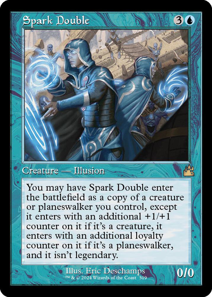 Magic Spark Double #319 Ravnica Remastered Retro Frame Foil Near Mint English Trading Card — catalog front, TCGplayer SKU 7605462