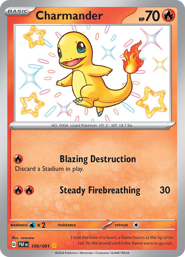 Charmander : 109/091