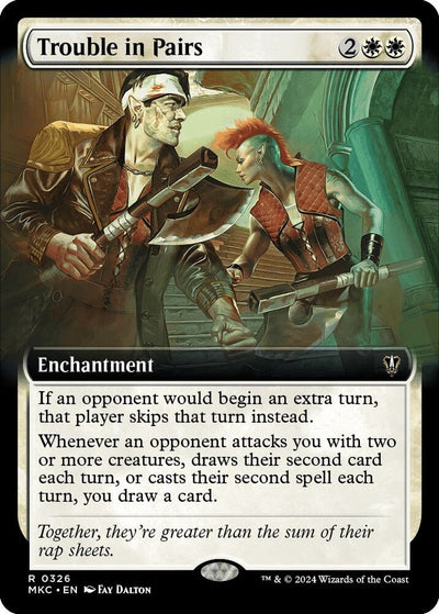 Magic Trouble in Pairs #326 Commander: Murders at Karlov Manor Extended Art Non-Foil Near Mint Trading Card
