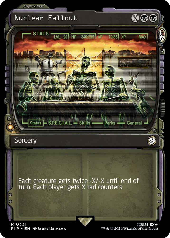 Magic Nuclear Fallout #331 Universes Beyond: Fallout Showcase Non-Foil Near Mint English Trading Card — catalog front, TCGplayer SKU 7757264