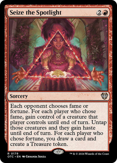 Magic Seize the Spotlight #179 Commander: Outlaws of Thunder Junction Rare Non-Foil Near Mint English Trading Card — catalog front, TCGplayer SKU 7857882