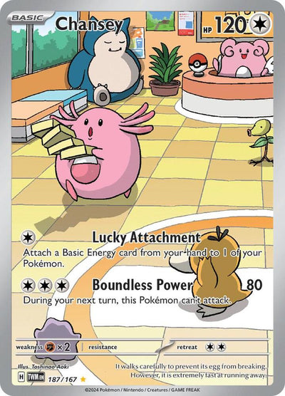 Chansey : 187/167