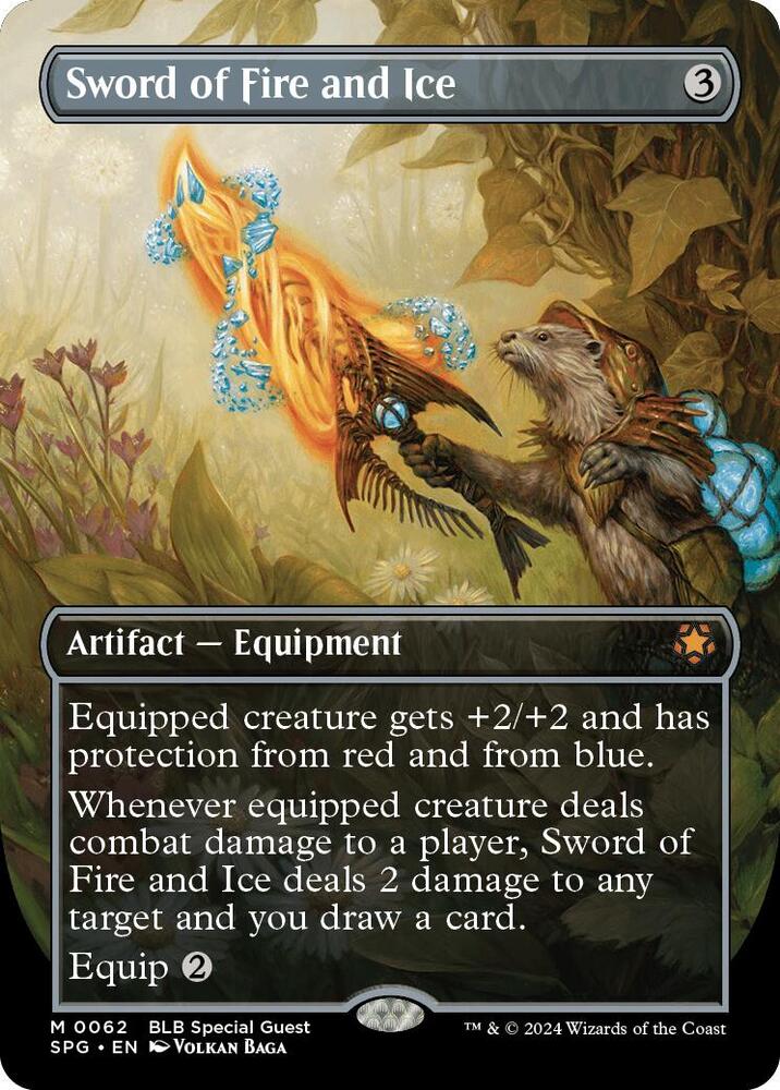 Magic Sword of Fire and Ice #62 Special Guests Borderless Non-Foil Near Mint English Trading Card — catalog front, TCGplayer SKU 8029789
