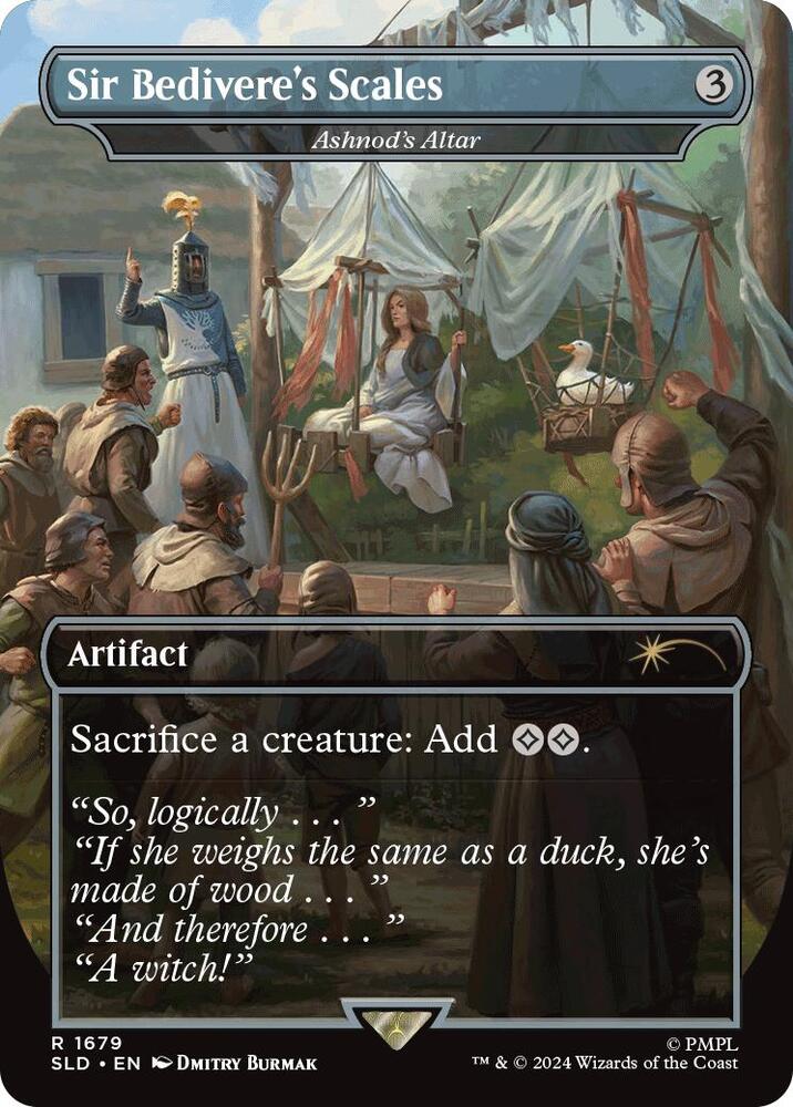 Magic Sir Bedivere's Scales - Ashnod's Altar #1679 Secret Lair Drop Series Rare Non-Foil Near Mint Trading Card