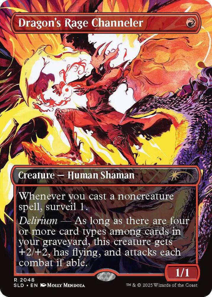 Magic Dragon's Rage Channeler #2048 Secret Lair Drop Series Rare Non-Foil Near Mint Trading Card