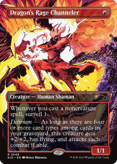 Magic Dragon's Rage Channeler #2048 Secret Lair Drop Series Rare Non-Foil Near Mint Trading Card