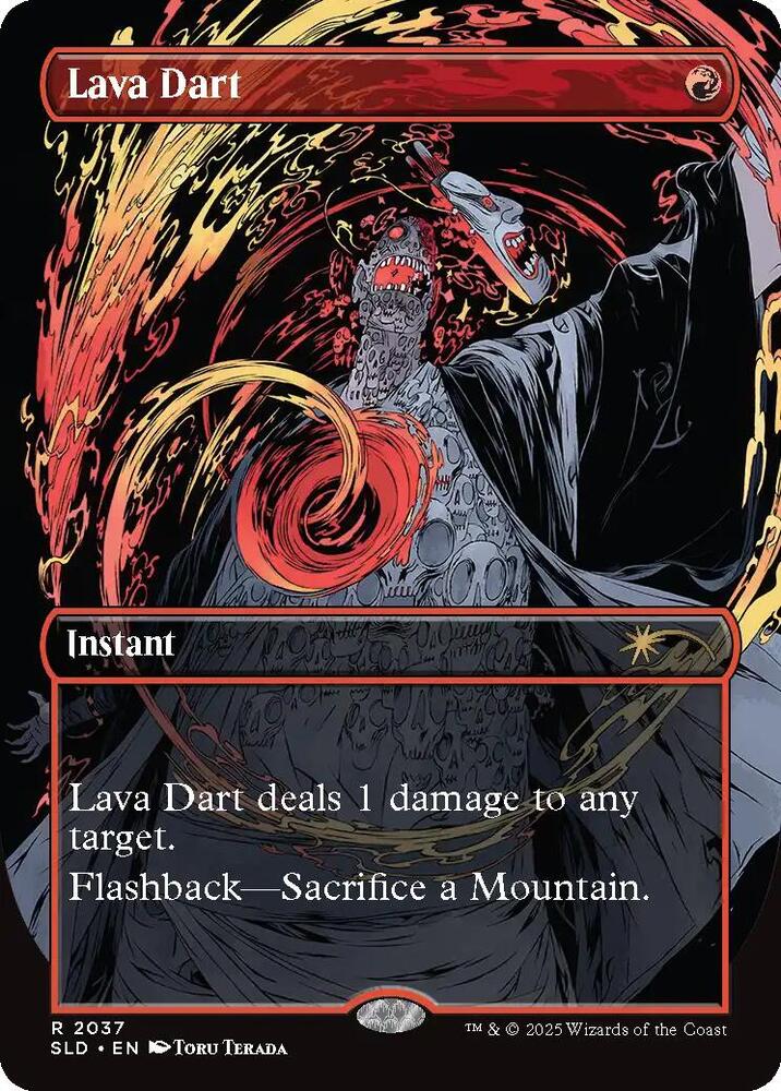 Magic Lava Dart #2037 Secret Lair Drop Series Rare Non-Foil Near Mint English Trading Card — catalog front, TCGplayer SKU 8686849