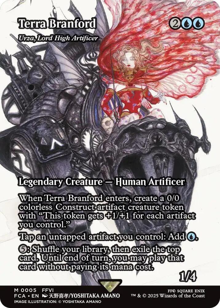 Magic Terra Branford - Urza, Lord High Artificer #5 FINAL FANTASY: Through the Ages Showcase Non-Foil Near Mint Trading Card