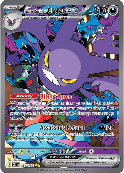 Team Rocket's Crobat ex : 234/182