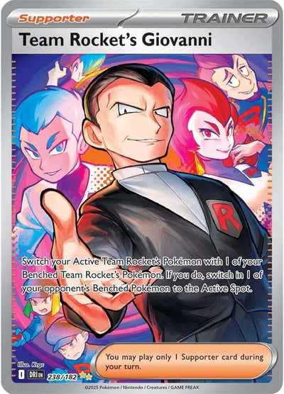 Team Rocket's Giovanni : 238/182