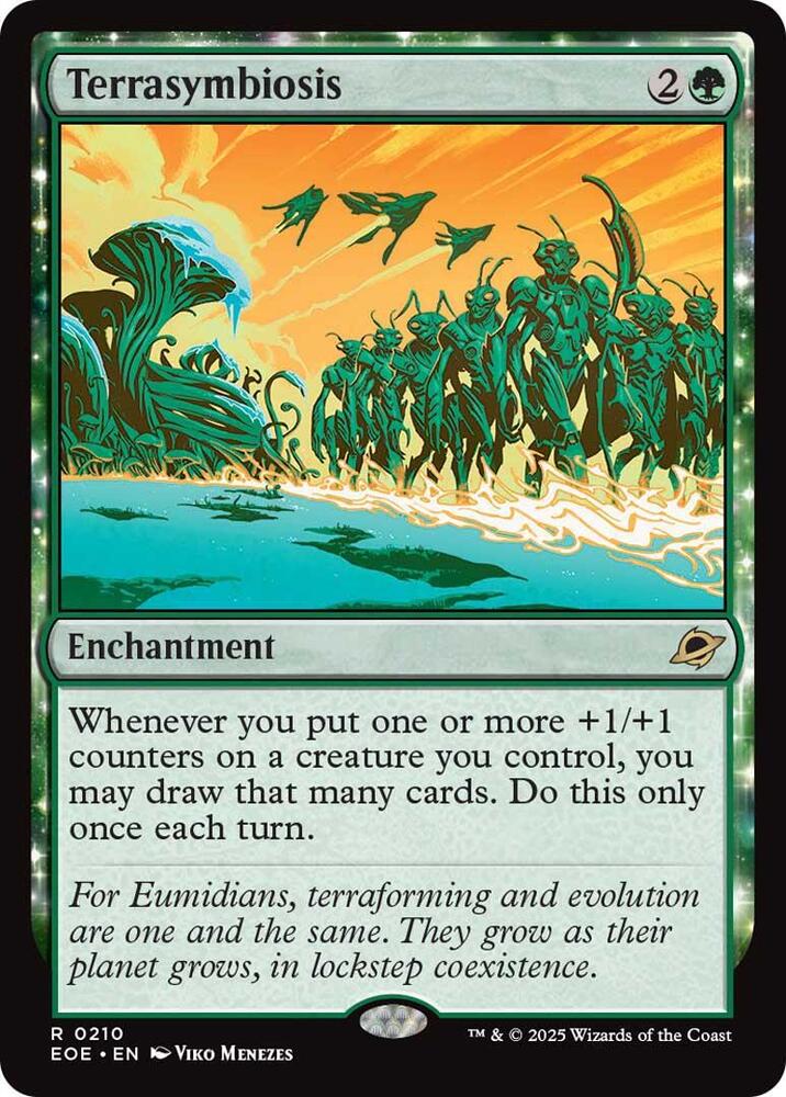 Magic Terrasymbiosis #210 Edge of Eternities Rare Foil Near Mint English Trading Card — catalog front, TCGplayer SKU 8802295