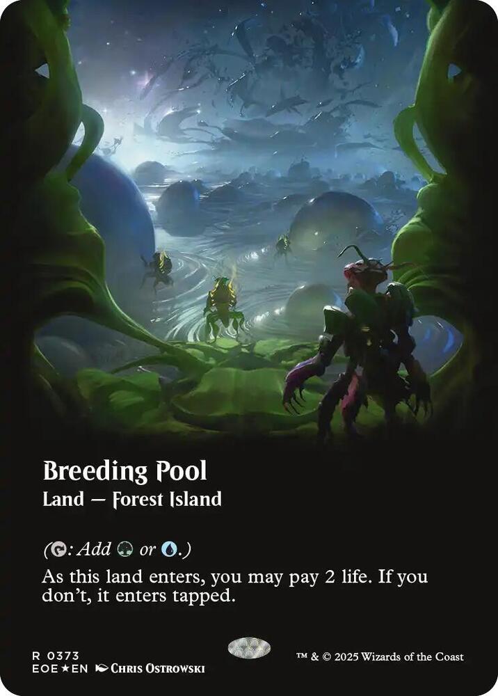 Magic Breeding Pool (Borderless) #373 Edge of Eternities Galaxy Foil Foil Near Mint Trading Card