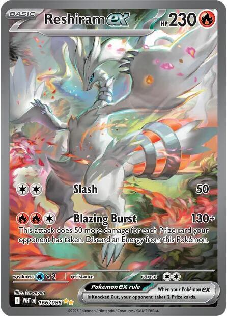 Reshiram ex : 166/086