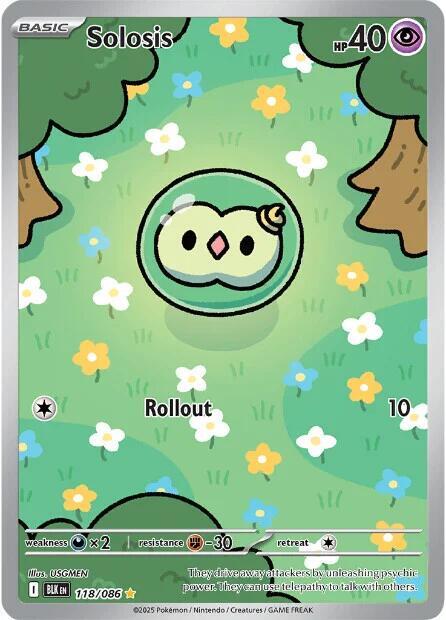 Solosis : 118/086