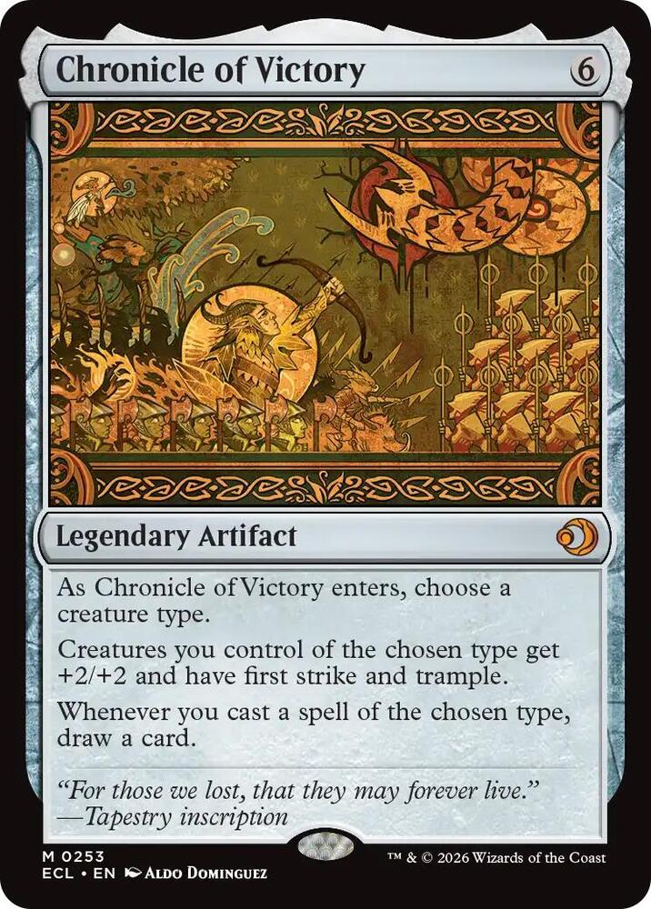 Magic Chronicle of Victory #253 Lorwyn Eclipsed Mythic Rare Non-Foil Near Mint Trading Card