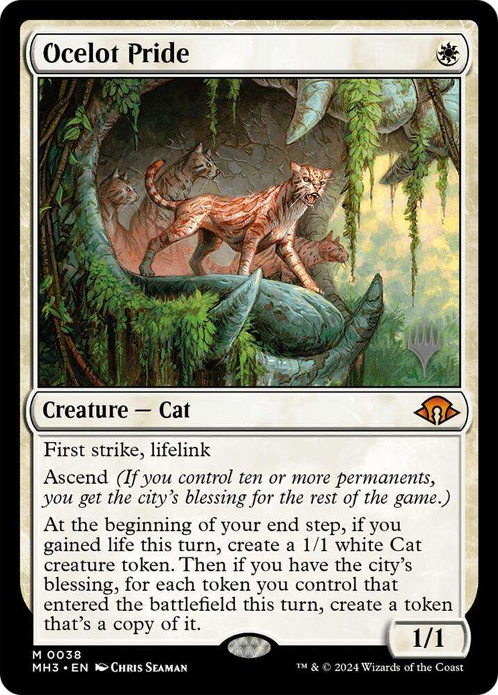 Magic Ocelot Pride #38 Promo Pack: Lorwyn Eclipsed Mythic Rare Non-Foil Near Mint English Trading Card — catalog front, TCGplayer SKU 9112226