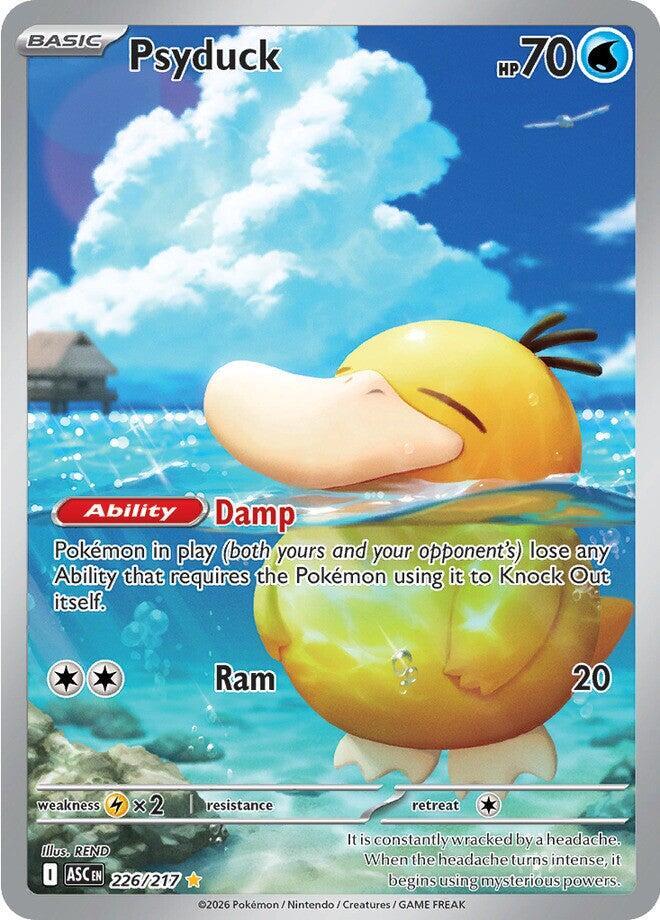 Pokémon Psyduck #226/217 ME: Ascended Heroes Illustration Rare Holofoil Near Mint Trading Card