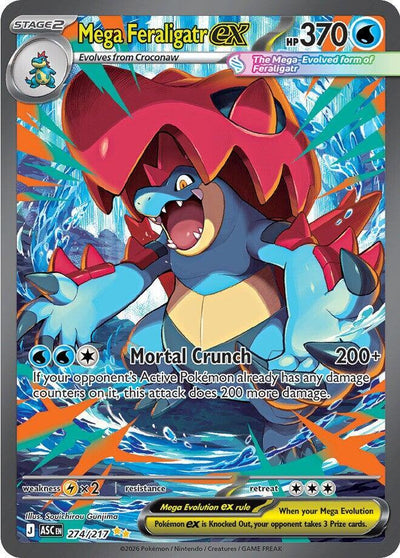 Mega Feraligatr ex : 274/217