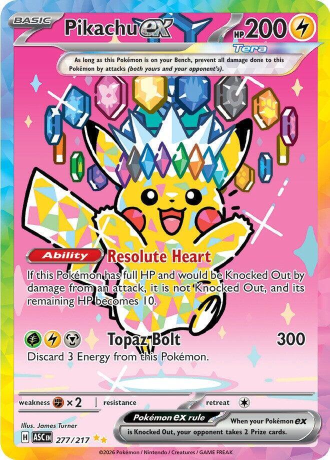 Pikachu ex : 277/217