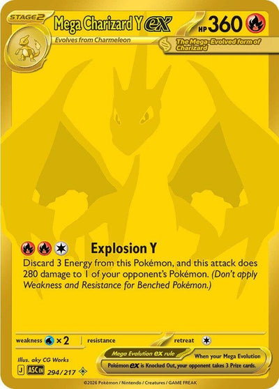 Mega Charizard Y ex : 294/217