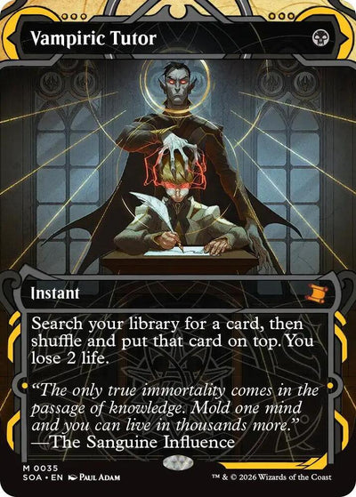 Magic Vampiric Tutor #35 Secrets of Strixhaven: Mystical Archive Mythic Rare Non-Foil Near Mint Trading Card