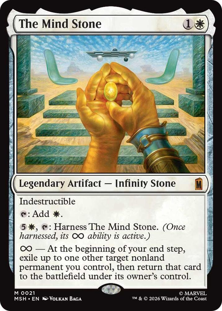 Magic The Mind Stone #21 Marvel Super Heroes Mythic Rare Non-Foil Near Mint Trading Card