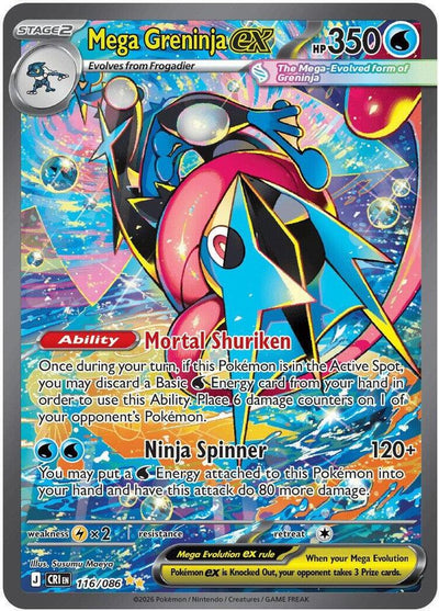 Mega Greninja ex : 116/086