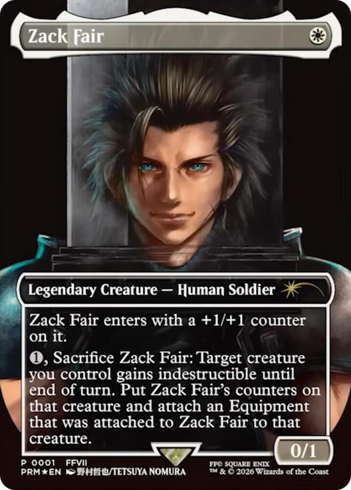 Magic Zack Fair #1 Media Promos Promo Foil Near Mint Trading Card