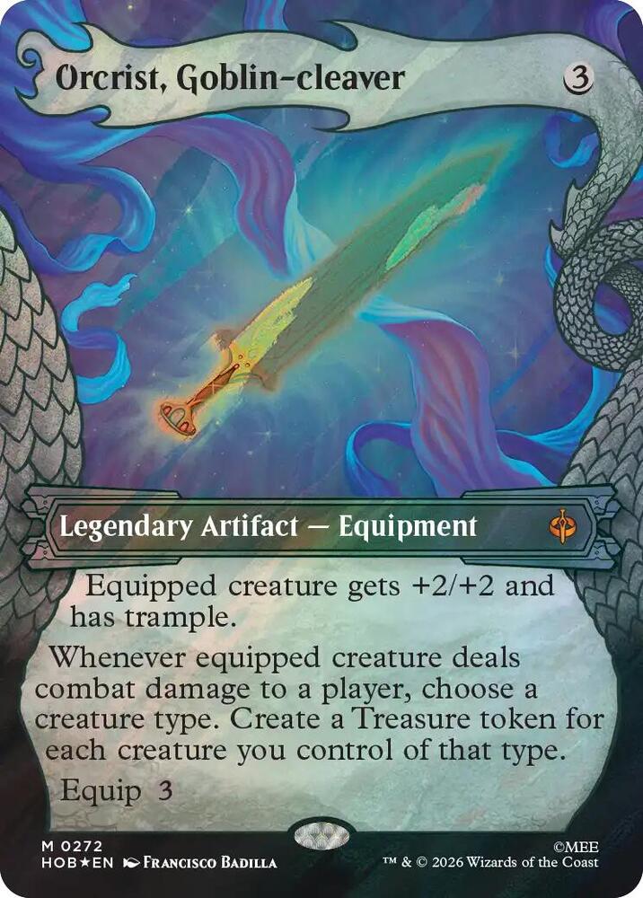 Magic Orcrist, Goblin-cleaver (Showcase) #272 The Hobbit Surge Foil Foil Near Mint Trading Card