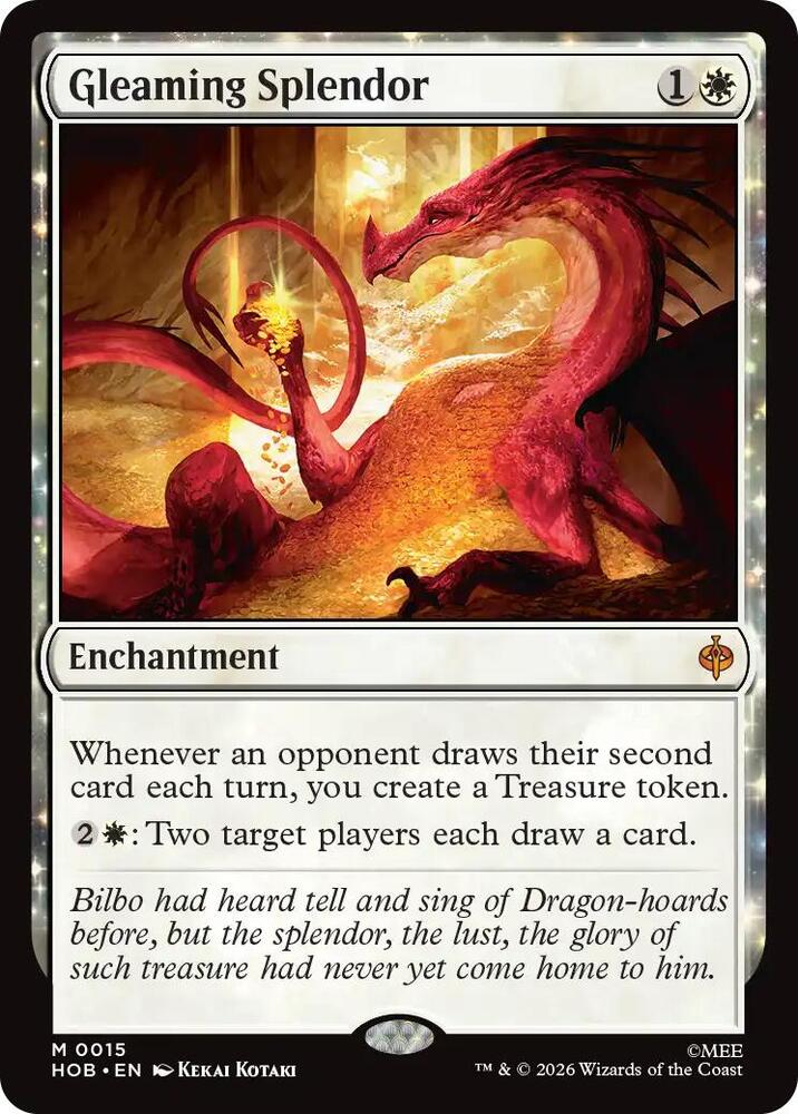 Magic Gleaming Splendor #15 The Hobbit Mythic Rare Non-Foil Near Mint Trading Card