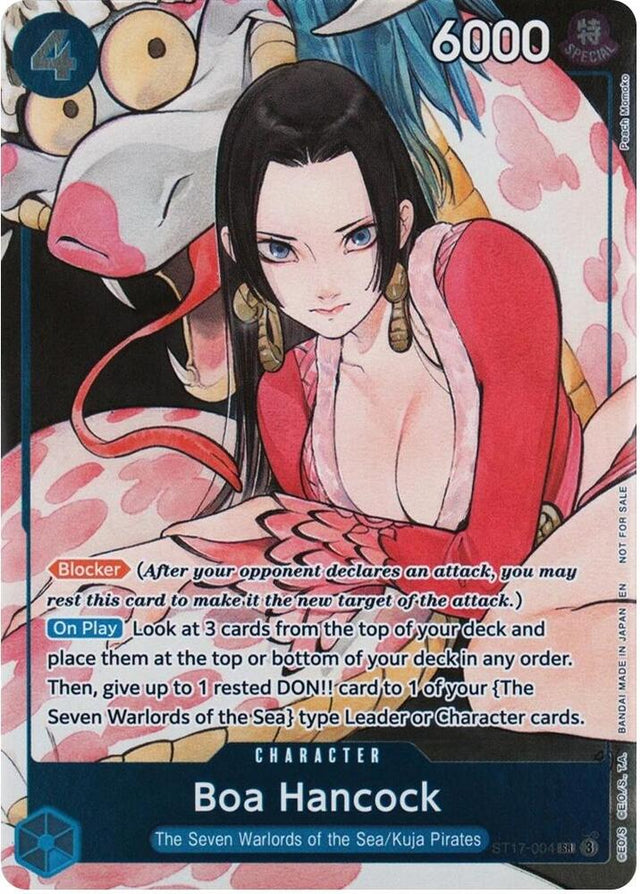 One Piece Card Game Boa Hancock #ST17-004 One Piece Promotion Cards Dash Pack 2025 Foil Near Mint English Trading Card — catalog front, TCGplayer SKU 9459851