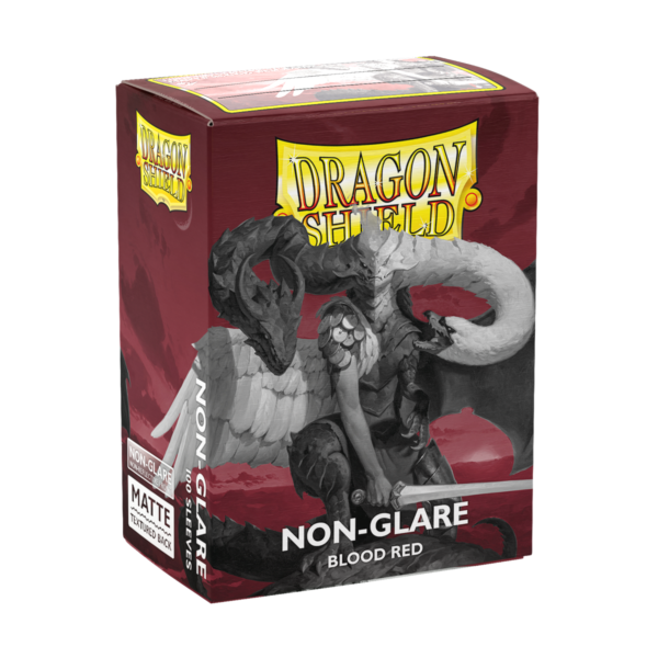 Blood Red - Non-Glare - Matte Sleeves