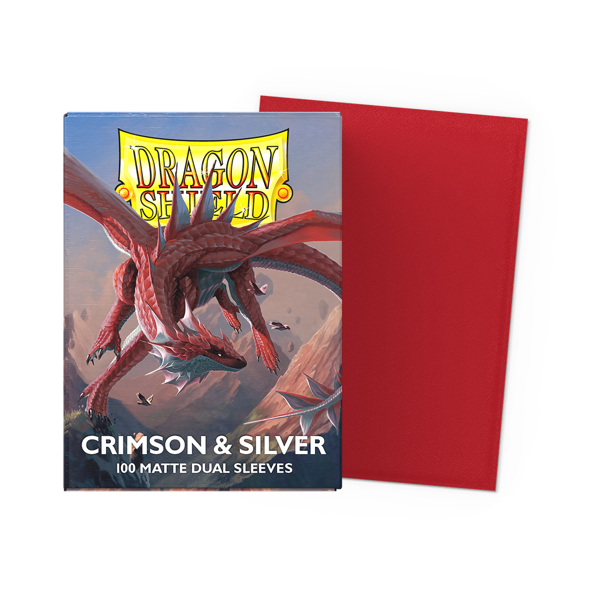Crimson & Silver - Matte Dual Sleeves - Image 1
