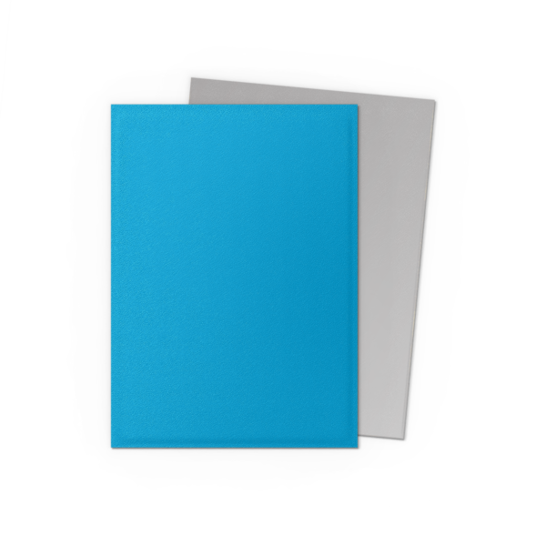 Sky Blue & Silver - Matte Dual Sleeves