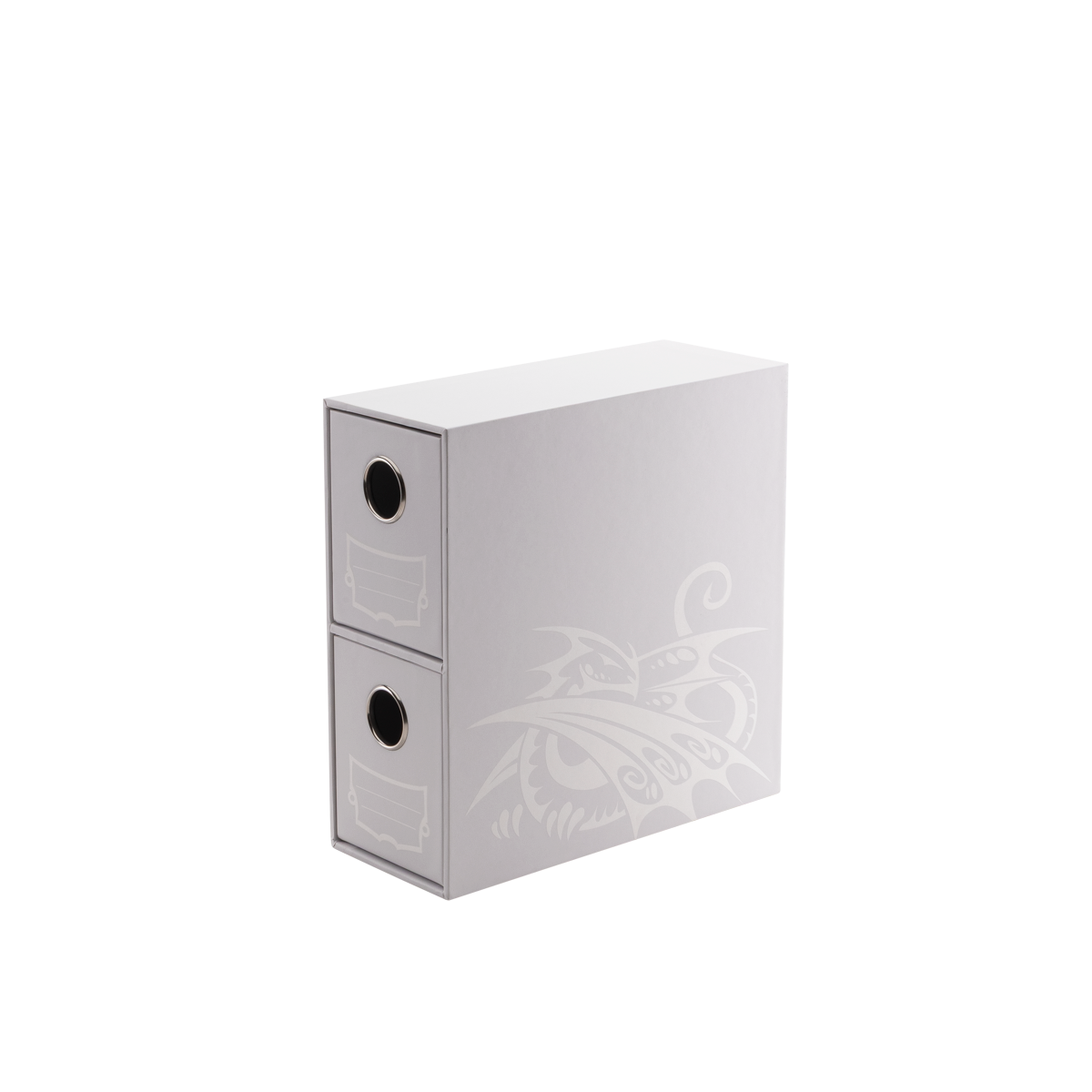 Fortress - 2-Card Drawers Vertical - White